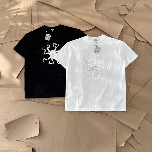 点此购买 罗意威春夏季男女款刺绣章鱼短袖T恤 gz 308997 商品图0