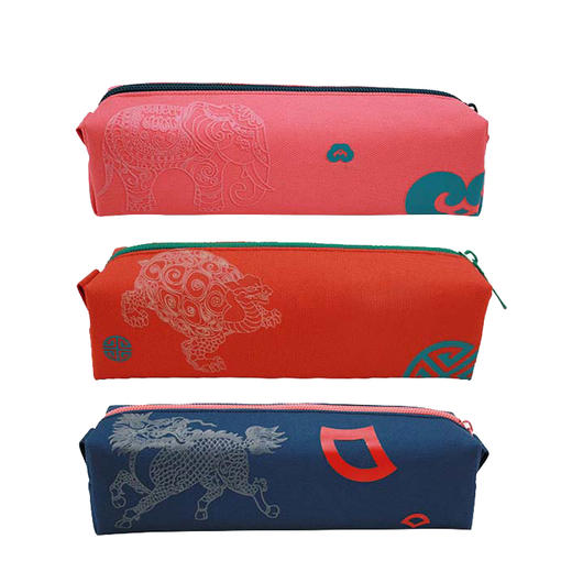 故宫文具瑞兽大容量长款短款笔袋国潮文具学习用品 商品图8