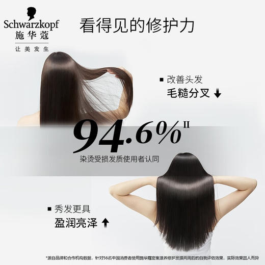 施华蔻（Schwarzkopf）密集滋养修护发膜200ml(护发素 洗护柔顺 染烫修护 时空发膜) 100028343040 商品图1