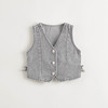 马克珍妮女童复古V领纯棉牛仔马甲2025年春装新款250133 商品缩略图2