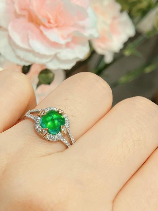 1.98ct刻面祖母绿戒指 商品图3