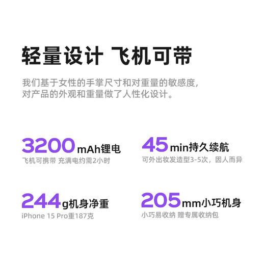 lena 无线直发梳【该商品不支持用券】 商品图6