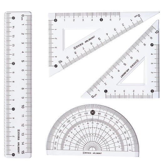ARL960W7晨光优品不粘橡皮15CM波浪套尺 商品图6
