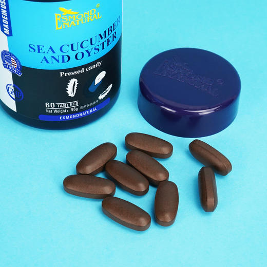 ESMOND 爱司盟 锌硒宝男性备孕海参牡蛎复合片 60片/瓶 商品图2