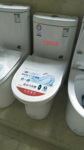 镱龙 广东坐便器 1806 双孔大管道