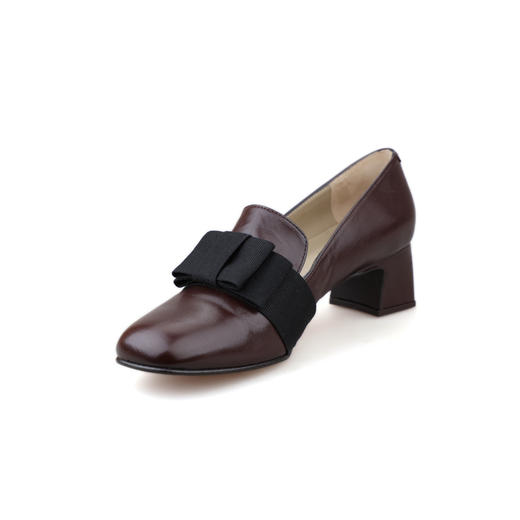 断码特价38码——西班牙原产优雅舒适女时装鞋 F97117-哑光棕色 商品图3