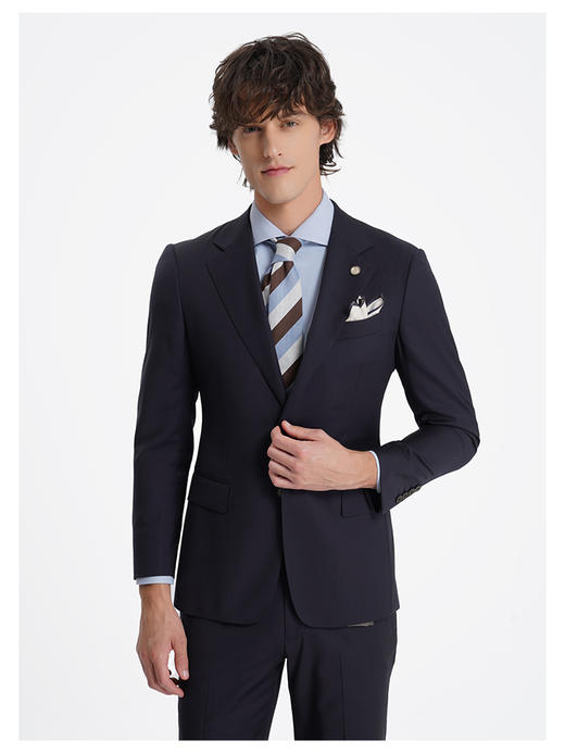 callisto高阶商务系列藏青绵羊毛西服 商品图3