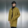 GXG男装 时尚潮流芥末黄长款大衣简约翻领通勤休闲冬季热卖GEX12627764 商品缩略图2