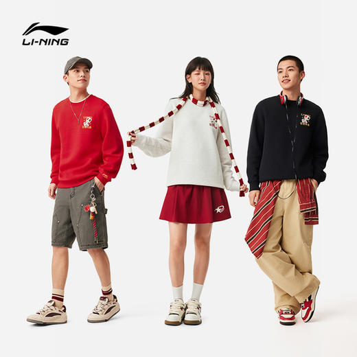 【L/XL断码】李宁日进斗金系列男子套头卫衣AWDV165【库存有限，如无货将做退款，介意慎拍】 商品图4