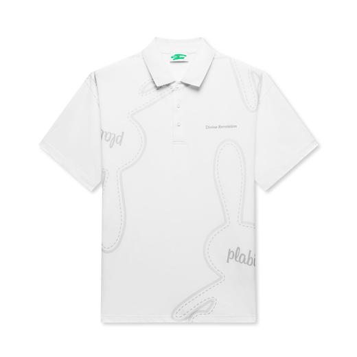 GXG男装  满身解构logo短袖POLO衫GEX12413632 商品图4