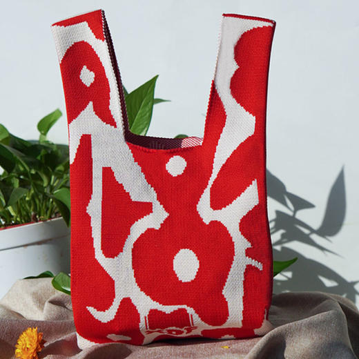 【新东方】纳福针织手提包 大号针织包 商品图0