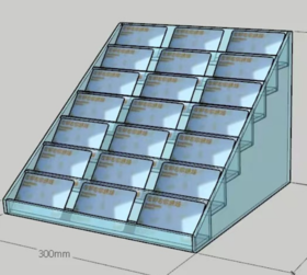 礼品卡售卖架1*1个