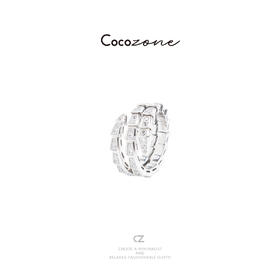 COCO ZONE 高级感小众蛇形轻奢女式戒指CC2D3305