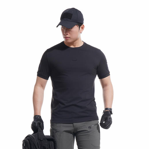 龙牙战之浩纤圆领短袖T恤 商品图1