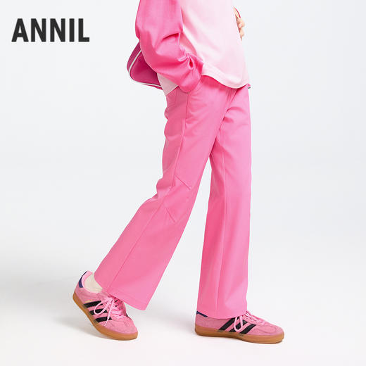 女童全腰微喇梭织裤春季新款安奈儿童装实体店同款AG516599 商品图0