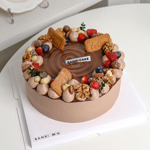 巧克力甘纳许丨坚果蛋糕 商品图0