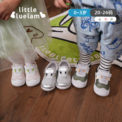 TY 【婴童赤足学步鞋】小蓝羊童鞋2025春季新款婴儿防滑软底透气网鞋宝宝儿童学步鞋-小卫士 商品图0