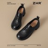 ZHR则则头层牛皮厚底乐福鞋女2024新款真皮英伦风小皮鞋舒适女鞋 商品缩略图8