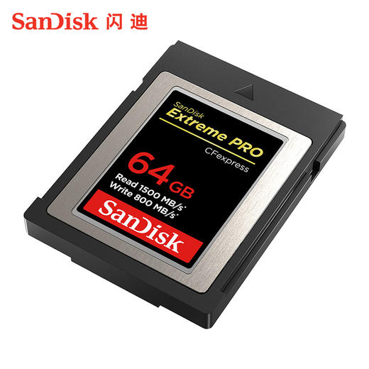 Sandisk闪迪高速SD卡 64GCF存储卡4k至尊超极速单反相机内存卡V90 商品图1