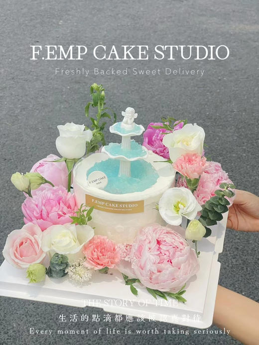 许愿池鲜花蛋糕 商品图5