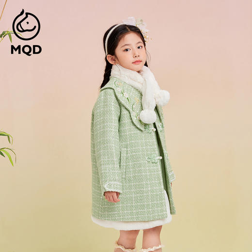 【秒】【特】【MQD】【专柜同款】女童绣花冬大衣外套 商品图1