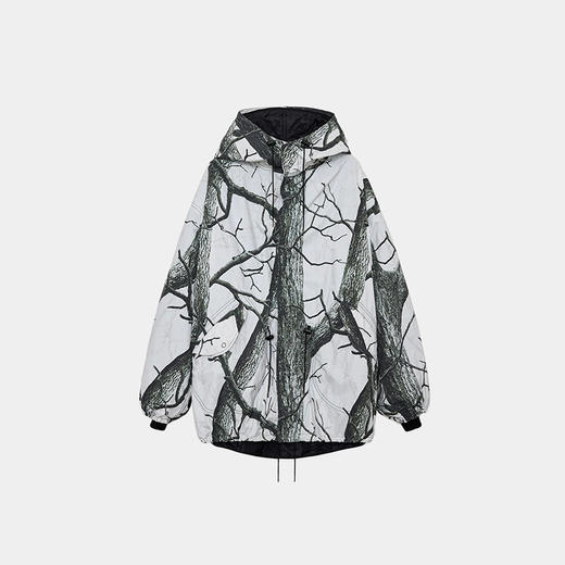 marka RINNING SNOW PARKA 树枝迷彩军事风连帽棉服 含独立内胆 商品图0