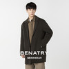 贝纳川戗驳领男士经典中长款大衣外套ECP328002 商品缩略图0