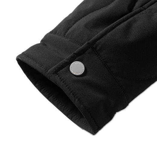 GXG男装 黑色假两件翻领夹克 冬季热卖夹克 GEX12127874 商品图4