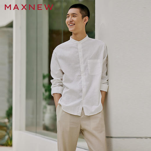 【衬衫】立领长袖衬衫 1P1112301 商品图3