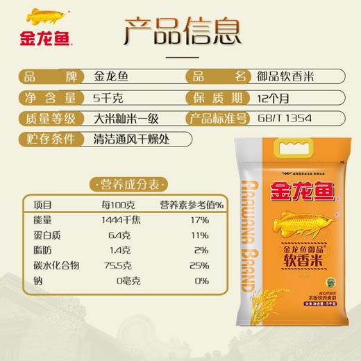 金龙鱼御品软香米5kg 商品图2