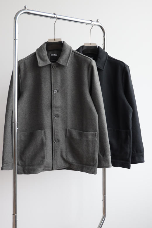 E.Z 100羊毛呢子翻领 夹克外套 WT824 商品图2