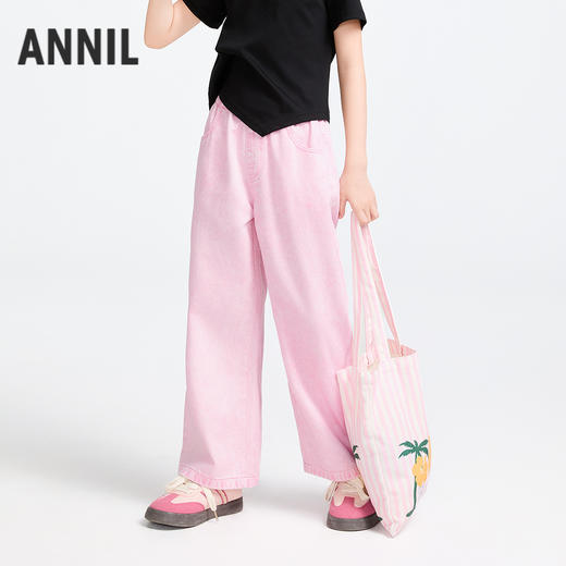 女童全腰梭织单裤夏季新款安奈儿童装实体店同款AG516609 商品图1