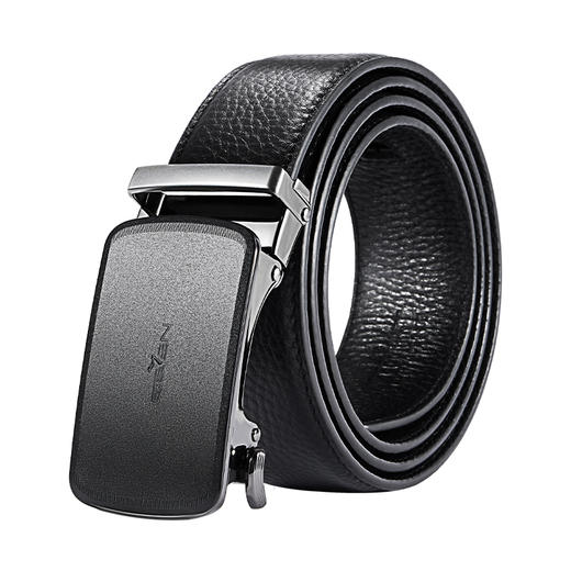 【婚礼季】柒牌男士皮带真皮腰带2025秋季新品商务休闲自动扣男款牛皮革裤带127P70050 商品图5