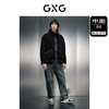GXG男装 黑色羊羔毛立领夹克 冬季热卖夹克 GEX12129554 商品缩略图1
