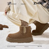 ZHR则则加绒加厚雪地靴女2024冬季新款保暖防水厚底增高棉鞋女鞋 商品缩略图8