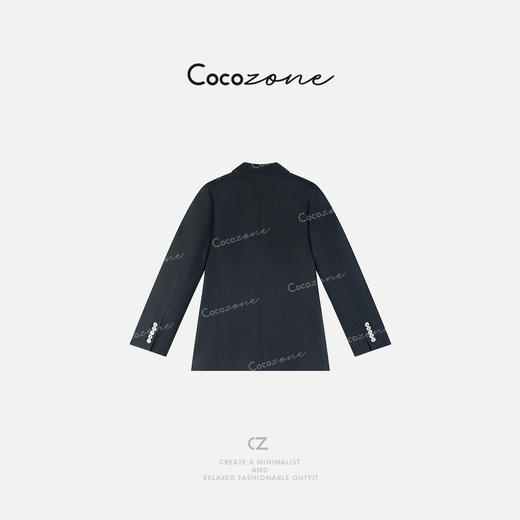 COCO ZONE 简约设计感双排扣百搭女士西服ACD1A0195 商品图1
