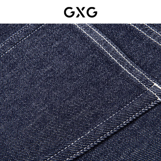 GXG男装 弹性直筒牛仔长裤 秋季热卖牛仔裤GEX10512413 商品图3