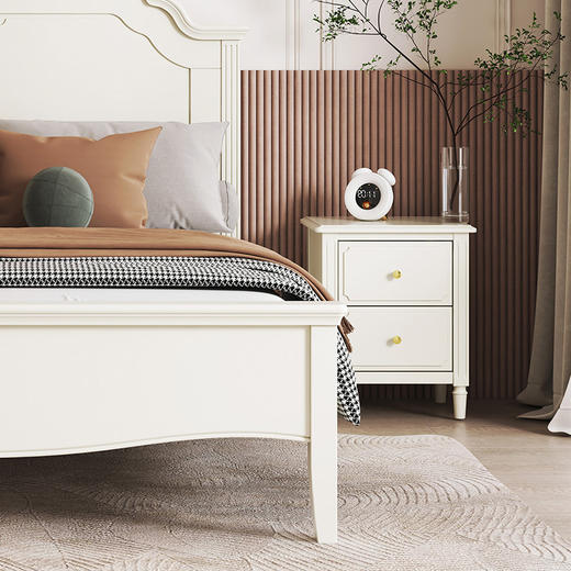 喜梦宝实木儿童床现代简约卧室家具双人床 商品图2