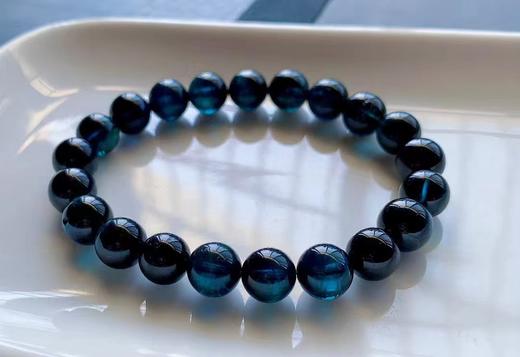 9mm单圈全色蓝碧玺手串 商品图2