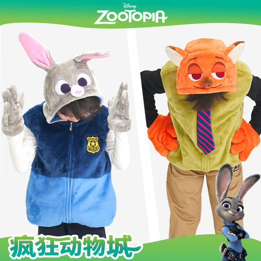 【官方正版】迪士尼米奇唐老鸭史迪奇可爱男童女宝马甲加绒保暖连帽手套5211 5212 5213 5257  5258 4905 4906 商品图5