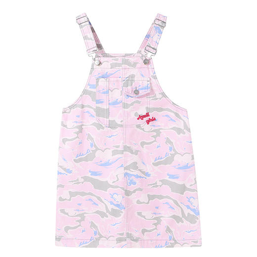 女童梭织背带连衣裙春季新款安奈儿童装实体店同款AG513548 商品图6