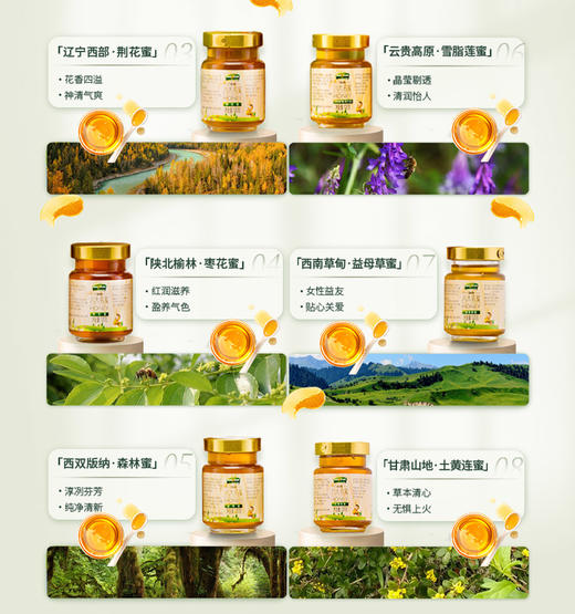 【汪氏】八大名蜜 节日送礼必备礼盒（8瓶装全家共享 商品图4