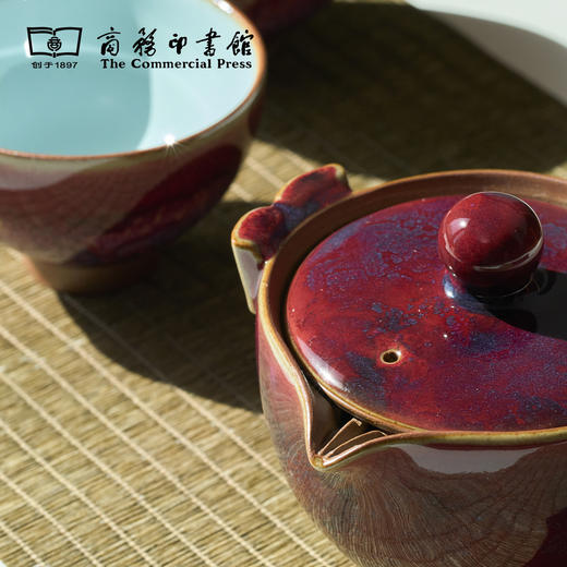 【商务印书馆涵芬文创】钧瓷套装（一壶两杯） 商品图4