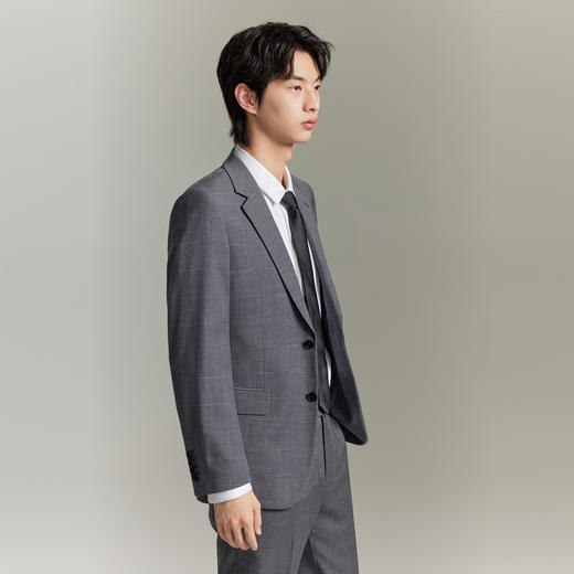 GXG男装 交错隐格提花休闲西装 冬季热卖西服GEX11315814 商品图2