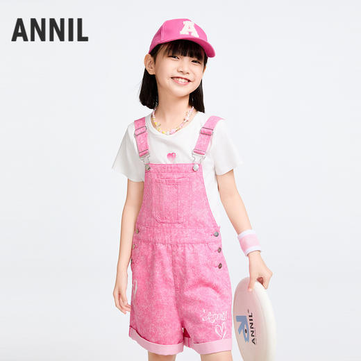 女童背带裤夏季新款安奈儿童装实体店同款AG516595 商品图5