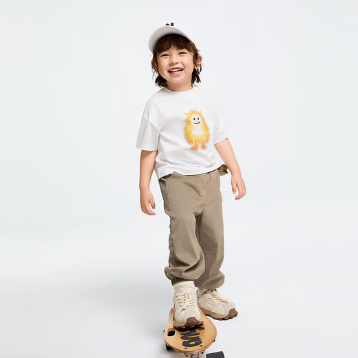 男童全腰液氨长裤春季新款安奈儿童装实体店同款XB516538 商品图6