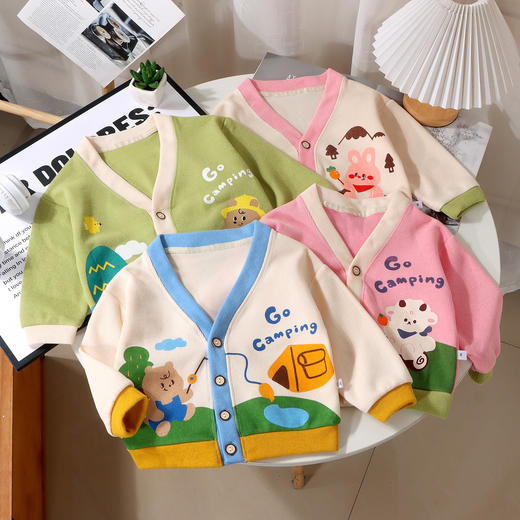 【26.9起！】开春童装看这边👉春款儿童卡通印花套装时尚可爱长袖男童女童卫衣POLO杉开衫 商品图4