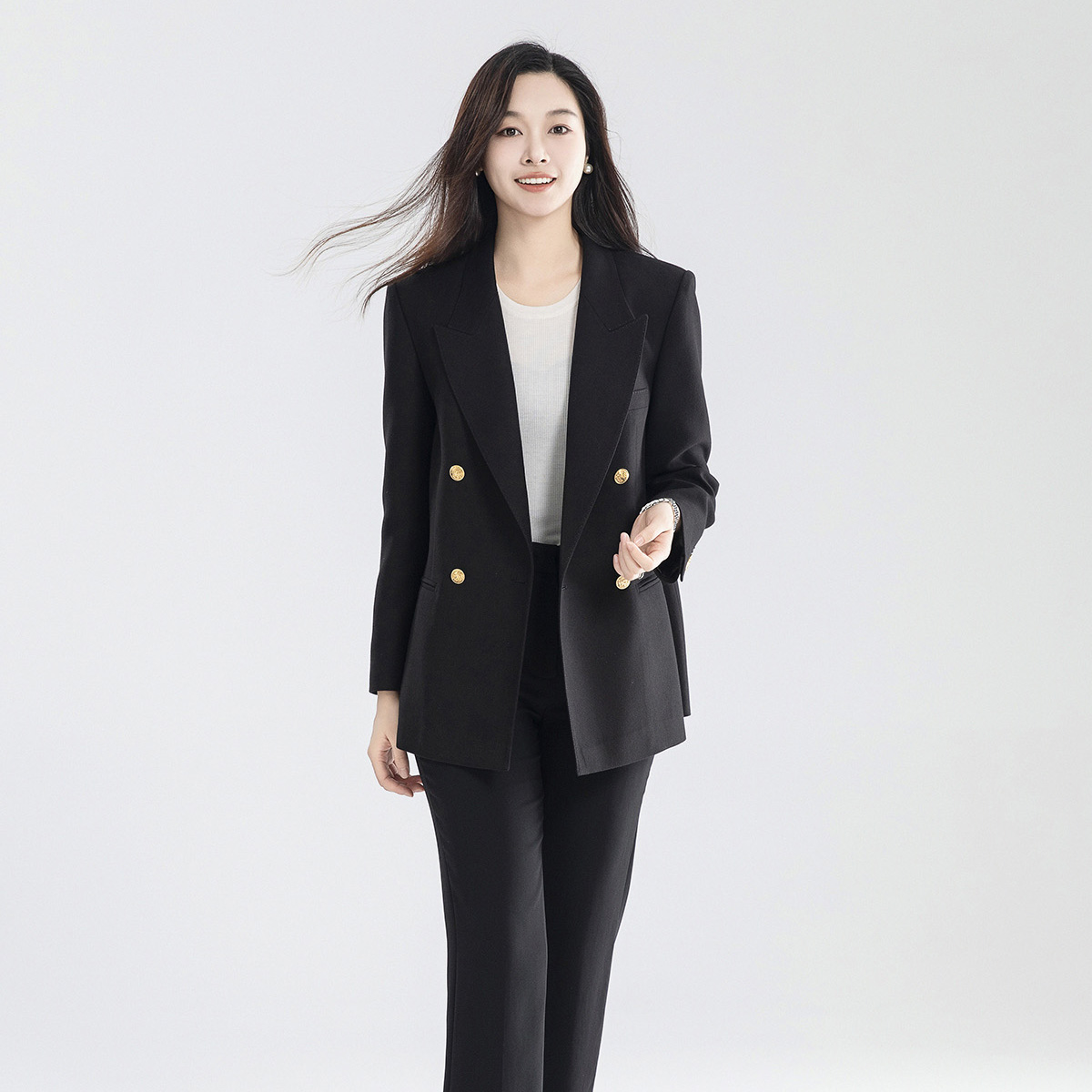 火桐hooton 纵横职场 绵羊毛混纺西装外套288862