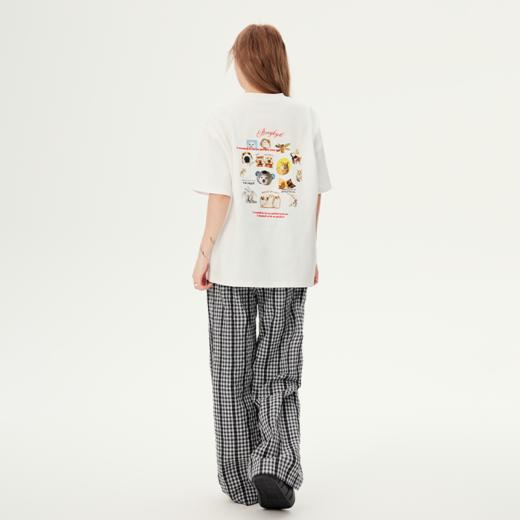 YKYB黄子韬休闲裤2025春季新款经典简约柔软肤轻盈黑白格长裤Y51NXK007 商品图2