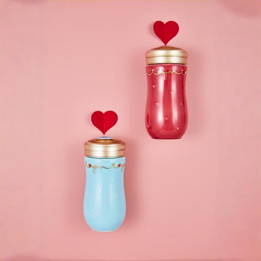 一心一意随身杯360ml单层情人节七夕送礼礼品可刻字 商品图0